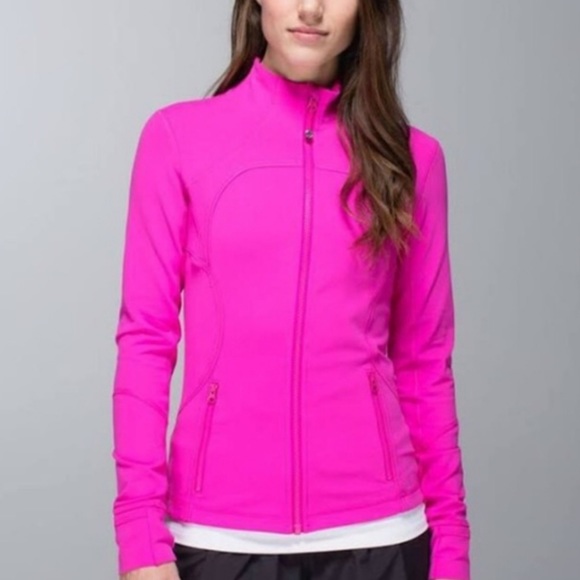 lululemon hot pink define jacket